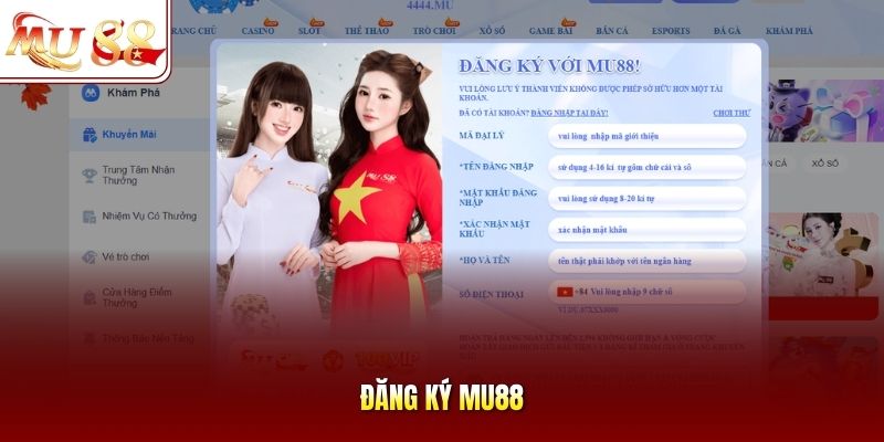 Đăng ký mu88